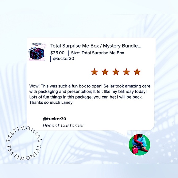 5-STAR MYSTERY GIFT BOXES: Personalized Curated Gift Boxes+Gifted Wrapped - Picture 6 of 16